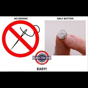 Cleve-it, no-sew Button